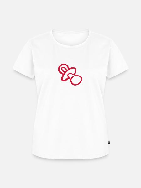 Nuckel - Frauen Premium Bio T-Shirt - Weiß
