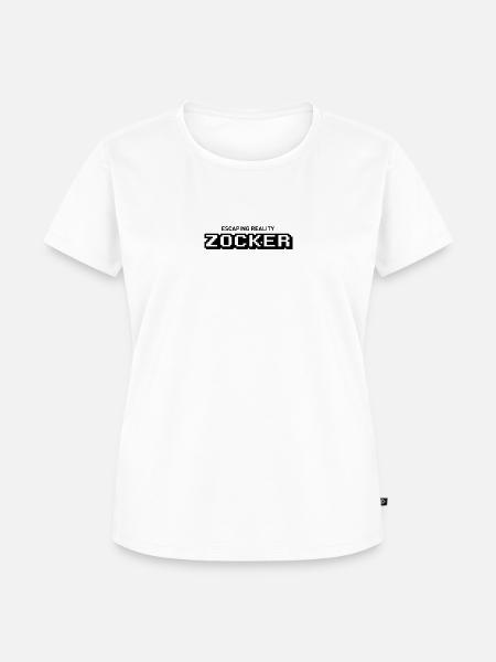 esc reality - Zocker - Frauen Premium Bio T-Shirt - Weiß