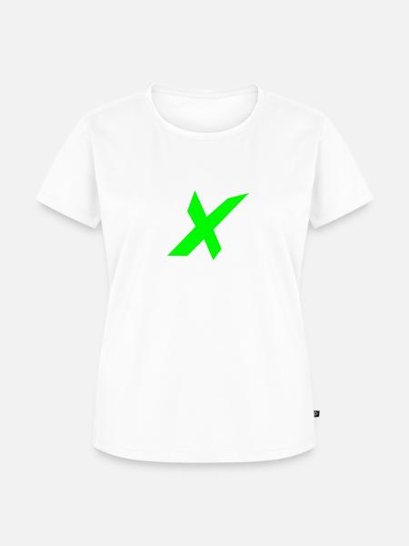 Kreuzchen - Frauen Premium Bio T-Shirt - Weiß