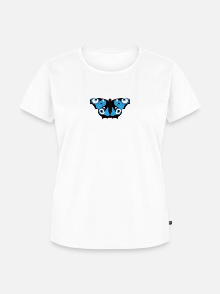 Nazar Schmetterling - Frauen Premium Bio T-Shirt - Weiß