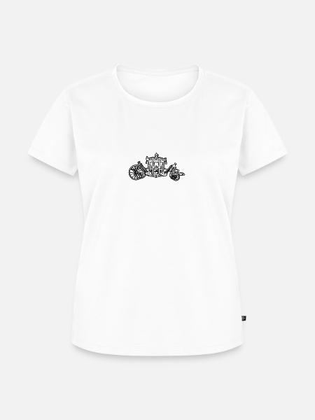 Kutsche - Frauen Premium Bio T-Shirt - Weiß