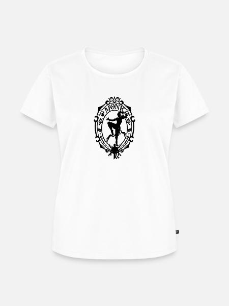 Mönch weiblich - Frauen Premium Bio T-Shirt - Weiß