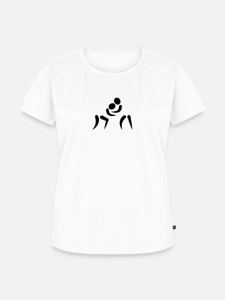 Ringen - Frauen Premium Bio T-Shirt - Weiß