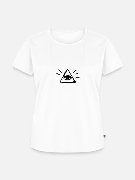 Illuminati - Frauen Premium Bio T-Shirt - Weiß