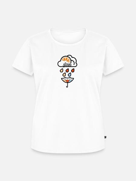 Es regnet Spritz - Frauen Premium Bio T-Shirt - Weiß