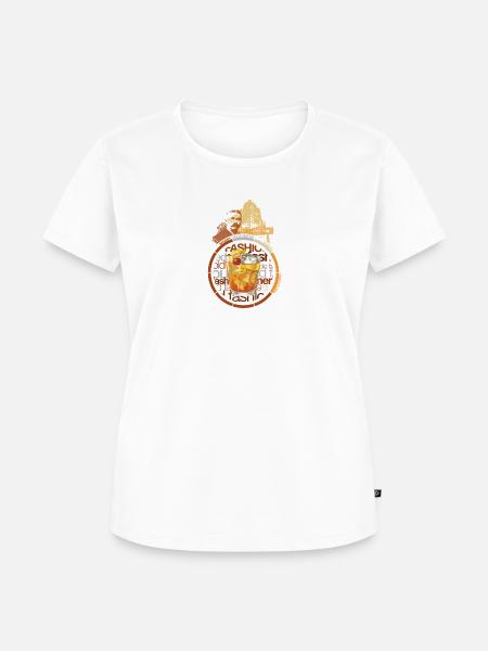 Cocktail Altmodisch - Frauen Premium Bio T-Shirt - Weiß