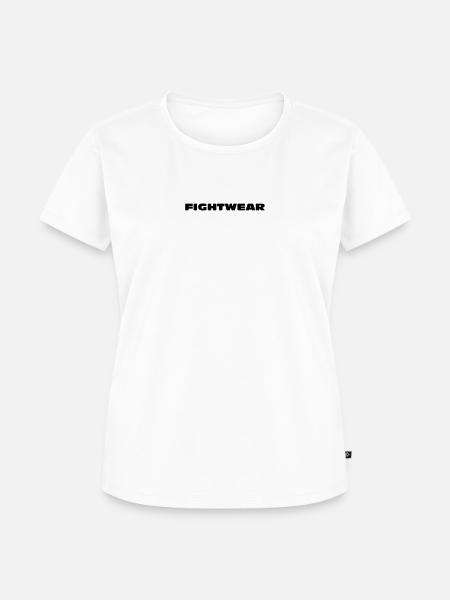 Fightware Logo - Frauen Premium Bio T-Shirt - Weiß