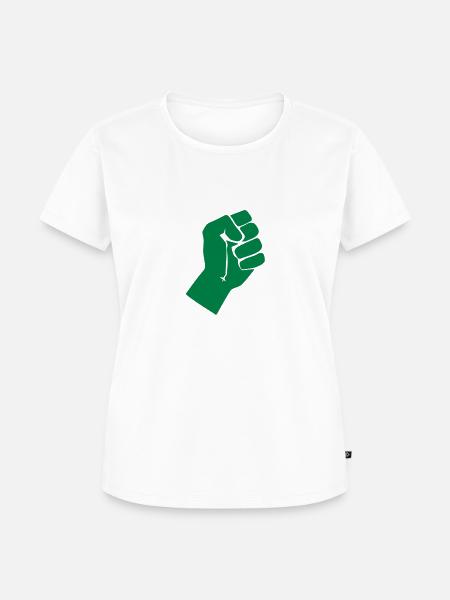 Faust - Frauen Premium Bio T-Shirt - Weiß
