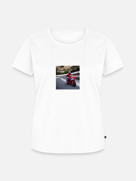 Superbike 01 - Frauen Premium Bio T-Shirt - Weiß