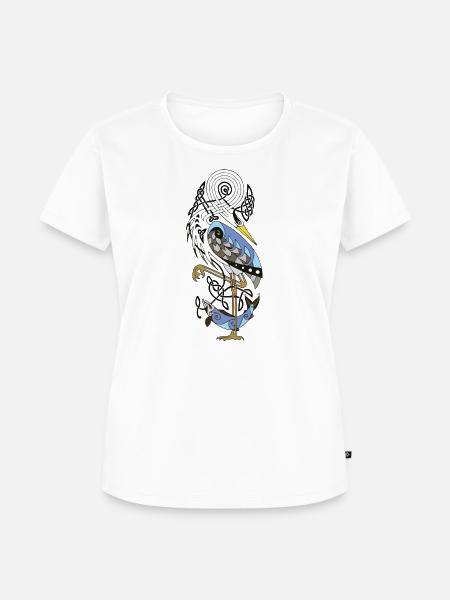 Der Shannon Shore Sentinel - Frauen Premium Bio T-Shirt - Weiß