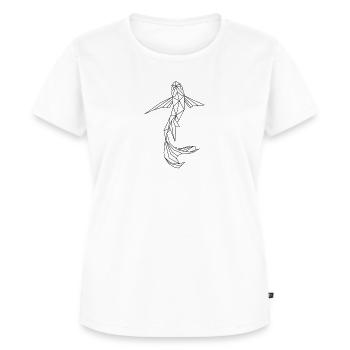 Yoga Koi - Geschenk zu Weihnachten - Frauen Premium Bio T-Shirt - Weiß - Vorne - AI Model Female 172 dark (172cm)