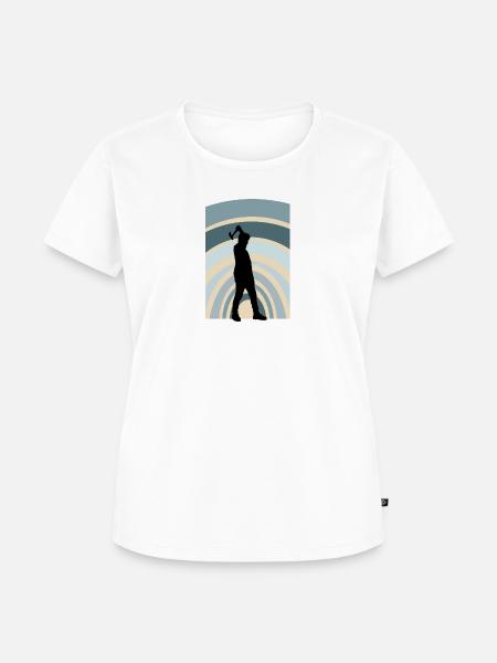 Axt Axtwerfen Axtwerfen - Frauen Premium Bio T-Shirt - Weiß