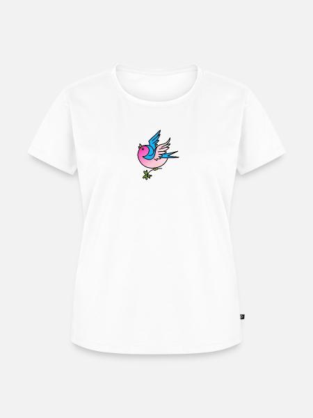 Schwalbe - Frauen Premium Bio T-Shirt - Weiß