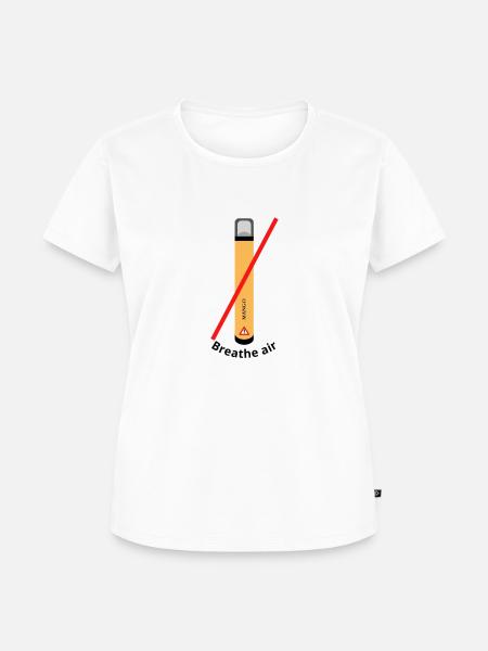 Atme Luft - Frauen Premium Bio T-Shirt - Weiß