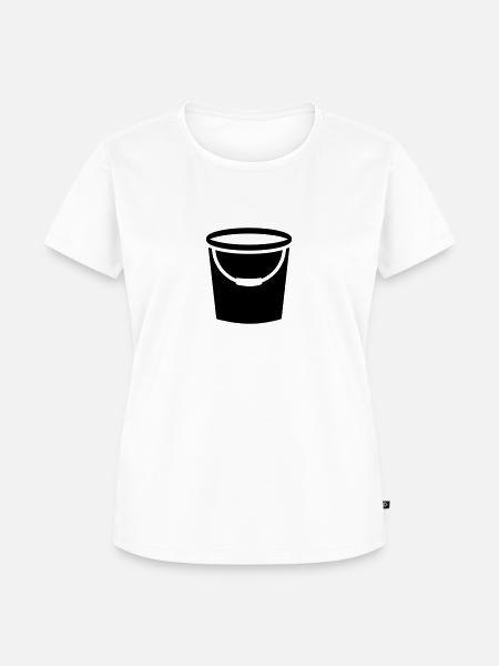 Eimer - Frauen Premium Bio T-Shirt - Weiß