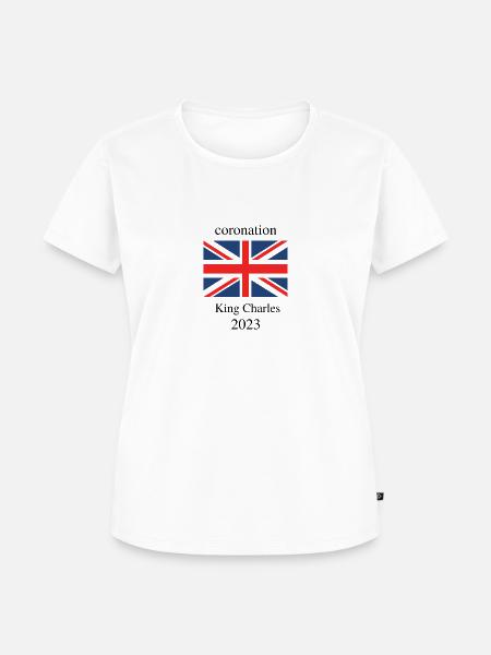 Krönungs-T-Shirt - Frauen Premium Bio T-Shirt - Weiß