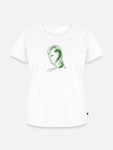 grüne Freunde ohne Text - Frauen Premium Bio T-Shirt - Weiß