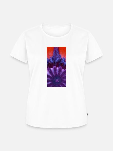 Flower - Frauen Premium Bio T-Shirt - Weiß