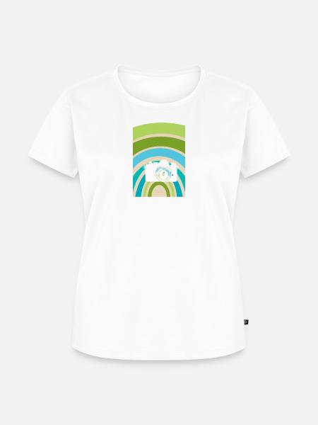 Fotografie Digitalkamera Bild - Frauen Premium Bio T-Shirt - Weiß