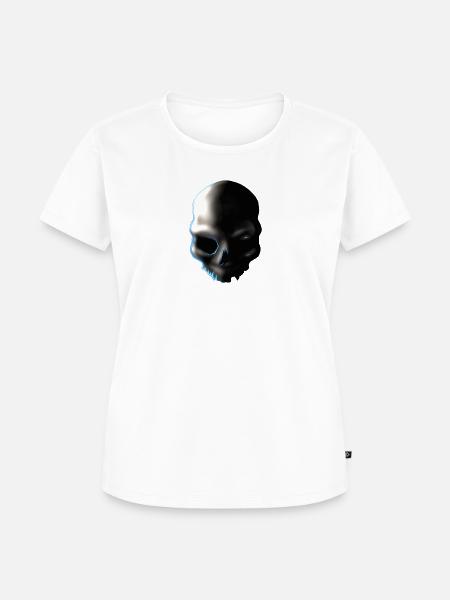 Schädel | Schädel - Frauen Premium Bio T-Shirt - Weiß