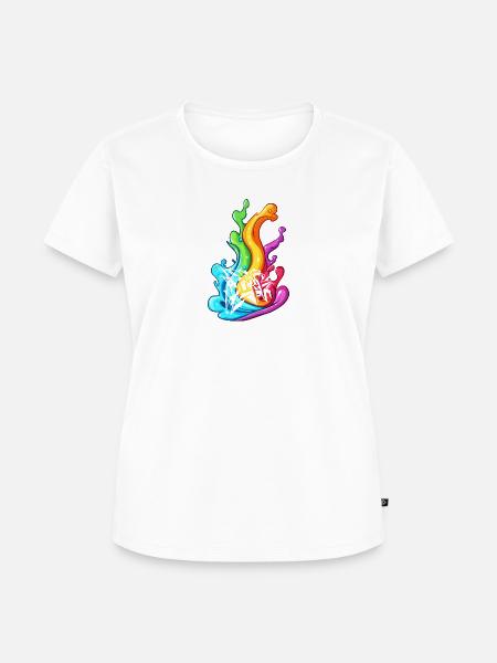 Graffiti Spraydosen - Frauen Premium Bio T-Shirt - Weiß
