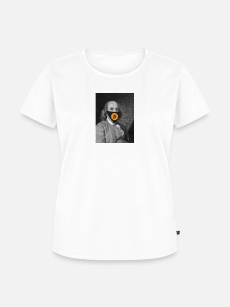 Jenjamin Franklin - Frauen Premium Bio T-Shirt - Weiß