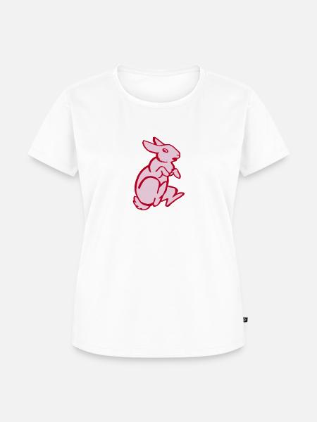 Kaninchen - Frauen Premium Bio T-Shirt - Weiß