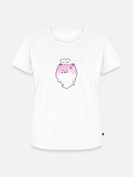 Wütende Katze - Frauen Premium Bio T-Shirt - Weiß