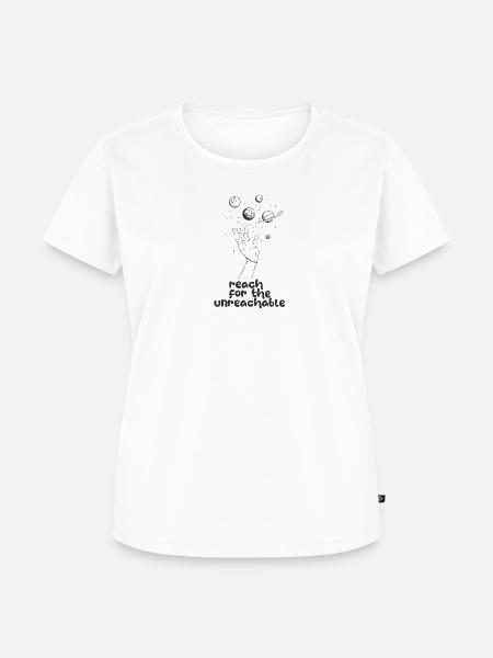 reach for - Frauen Premium Bio T-Shirt - Weiß