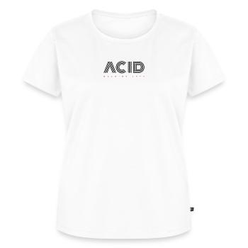 ACID Machine Love - Frauen Premium Bio T-Shirt - Weiß - Vorne - AI Model Female 172 dark (172cm)
