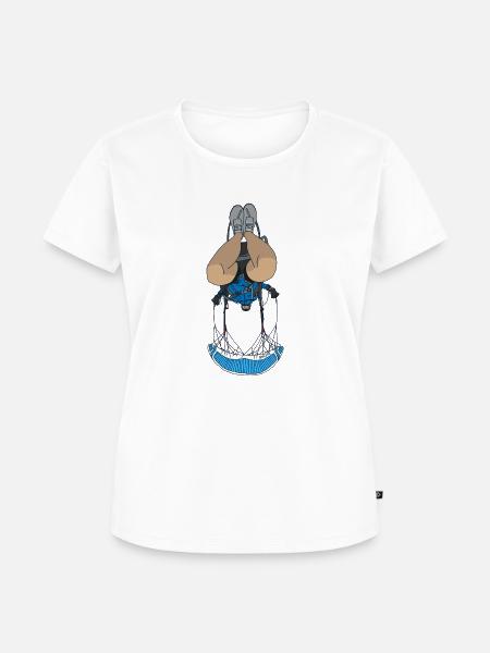 Aerobatic Paragliding - Frauen Premium Bio T-Shirt - Weiß