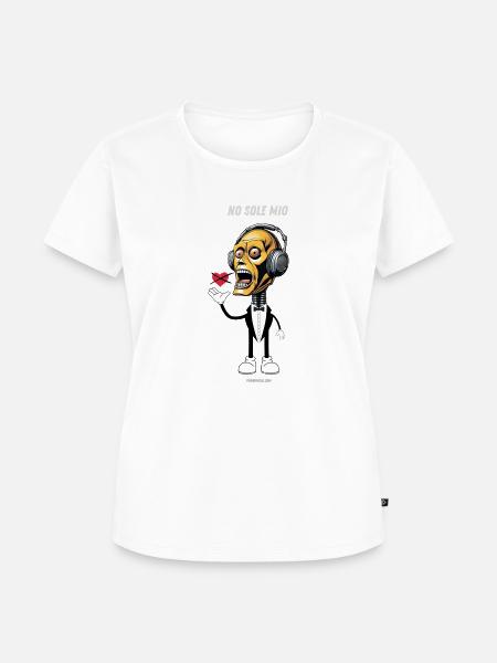 no sole mio - Frauen Premium Bio T-Shirt - Weiß
