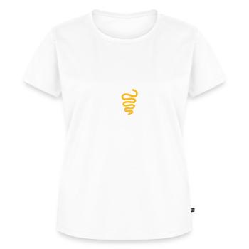 Glühbirne Doktorhut Fliege - Abschlussgeschenk - Frauen Premium Bio T-Shirt - Weiß - Vorne - AI Model Female 172 dark (172cm)