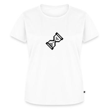 Sablier - T-shirt Premium bio Femme - blanc - Devant - AI Model Female 172 dark (172cm)
