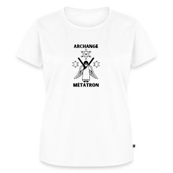 Archange Métatron - T-shirt Premium bio Femme - blanc - Devant - AI Model Female 172 dark (172cm)