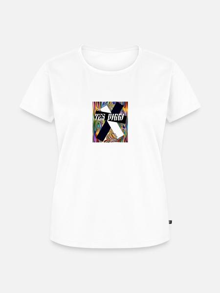 YES Diggi - Frauen Premium Bio T-Shirt - Weiß