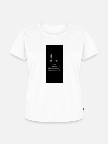 maschinen fragment 10 - Frauen Premium Bio T-Shirt - Weiß