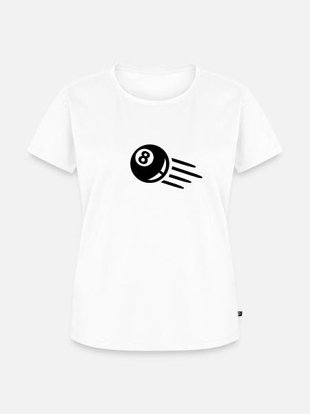 Billard - Frauen Premium Bio T-Shirt - Weiß