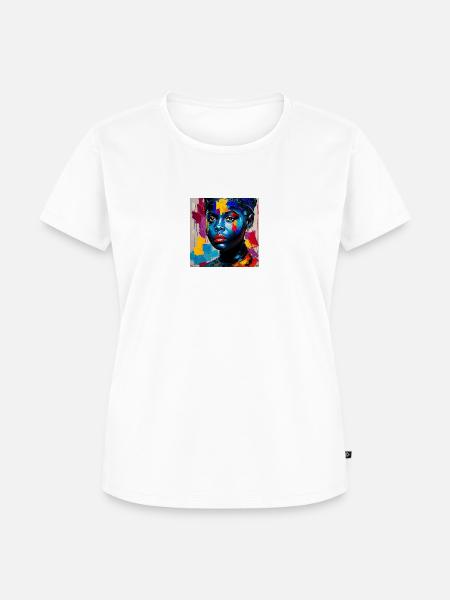 BlackWhite & more - Frauen Premium Bio T-Shirt - Weiß
