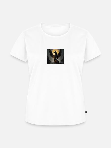 Windhund Schwingen - Frauen Premium Bio T-Shirt - Weiß