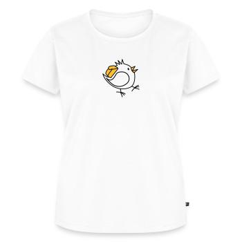 Wandervogel wandern - Frauen Premium Bio T-Shirt - Weiß - Vorne - AI Model Female 172 dark (172cm)