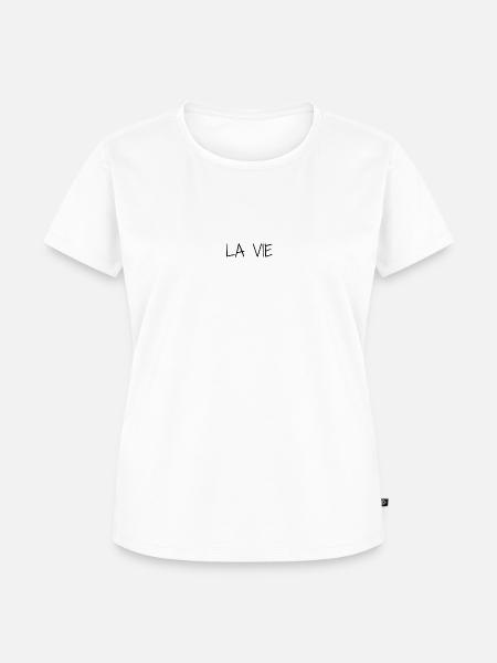 LEBEN - Frauen Premium Bio T-Shirt - Weiß