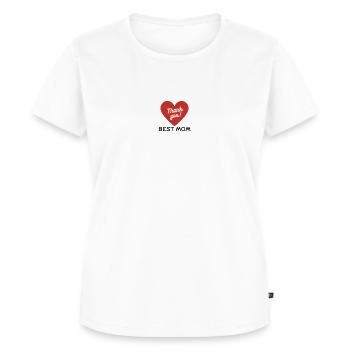 BEST MOM - Frauen Premium Bio T-Shirt - Weiß - Vorne - AI Model Female 172 dark (172cm)
