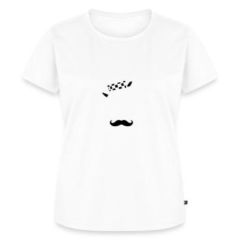 Funny pirate skull - Women's Premium Organic T-shirt - white - Front - AI Model Female 172 dark (172cm)