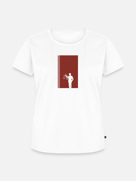 Gericht Recht Absatz - Frauen Premium Bio T-Shirt - Weiß