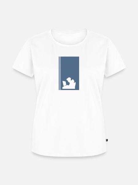 Hacker Cybersecurity Informatiker - Frauen Premium Bio T-Shirt - Weiß