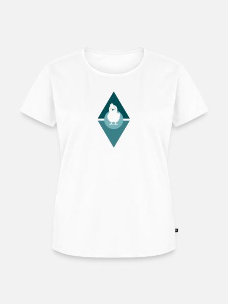 Huhn Hühnchen - Frauen Premium Bio T-Shirt - Weiß