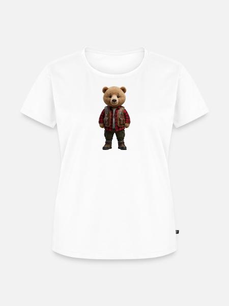 Lumber - Frauen Premium Bio T-Shirt - Weiß
