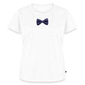 noeud papillon classe - T-shirt Premium bio Femme - blanc - Devant - AI Model Female 172 dark (172cm)