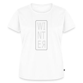 Winter - Frauen Premium Bio T-Shirt - Weiß - Vorne - AI Model Female 172 dark (172cm)